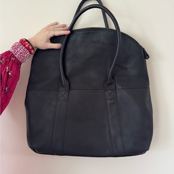 PENDLETON Virgin Wool and Leather Leaf Print Large Bag - Picture 3 of 8